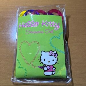 SANRIO 2001 HELLO KITTY PLASTIC SCISSORS SET PACK OF 3